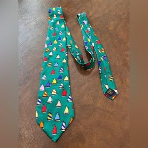 Rainbow fleet Sailboat tie by Eric Holch